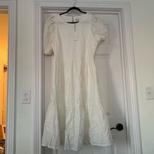 Off White Midi Dress (Size: XL)